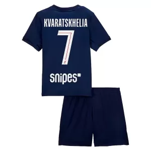 Maglia Paris Saint-Germain Kvaratskhelia 7 Bambino Gara Home 2025/26