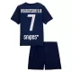 Maglia Paris Saint-Germain Kvaratskhelia 7 Bambino Gara Home 2025/26 Maglia Paris Saint-Germain Kvaratskhelia 7 Bambino Gara Home 2025/26