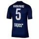 Maglia Paris Saint-Germain Marquinhos 5 Gara Home 2025/26