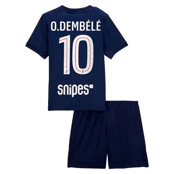 Maglia Paris Saint-Germain Ousmane Dembélé 10 Bambino Gara Home 2025/26 Maglia Paris Saint-Germain Ousmane Dembélé 10 Bambino Gara Home 2025/26