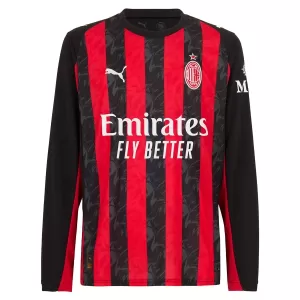 Maglia AC Milan Gara Home 2025/26 Maniche Lunghe
