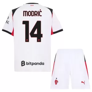 Maglia AC Milan Luka Modrić 14 Bambino Gara Away 2025/26