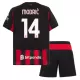 Maglia AC Milan Luka Modrić 14 Bambino Gara Home 2025/26 Maglia AC Milan Luka Modrić 14 Bambino Gara Home 2025/26