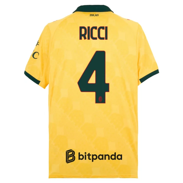 Maglia AC Milan Ricci 4 Gara Third 2025/26 Maglia AC Milan Ricci 4 Gara Third 2025/26