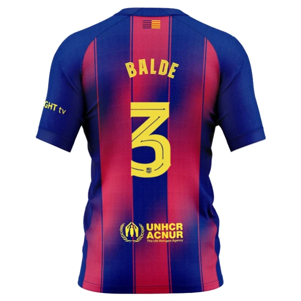 Maglia Barcellona Alejandro Balde 3 Gara Home 2025/26 Maglia Barcellona Alejandro Balde 3 Gara Home 2025/26