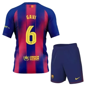 Maglia Barcellona Gavi 6 Bambino Gara Home 2025/26