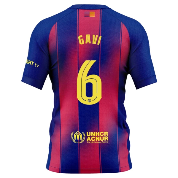 Maglia Barcellona Gavi 6 Gara Home 2025/26 Maglia Barcellona Gavi 6 Gara Home 2025/26