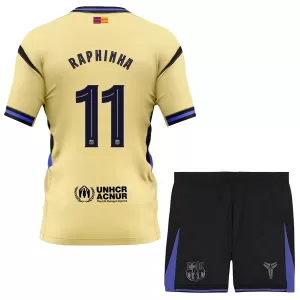 Maglia Barcellona x Kobe Bryant Raphinha 11 Bambino Gara Away 2025/26