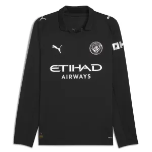 Maglia Manchester City Gara Away 2025/26 Maniche Lunghe
