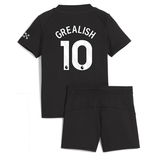 Maglia Manchester City Jack Grealish 10 Bambino Gara Away 2025/26