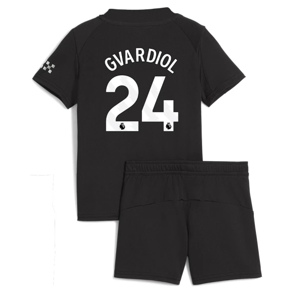 Maglia Manchester City Josko Gvardiol 24 Bambino Gara Away 2025/26