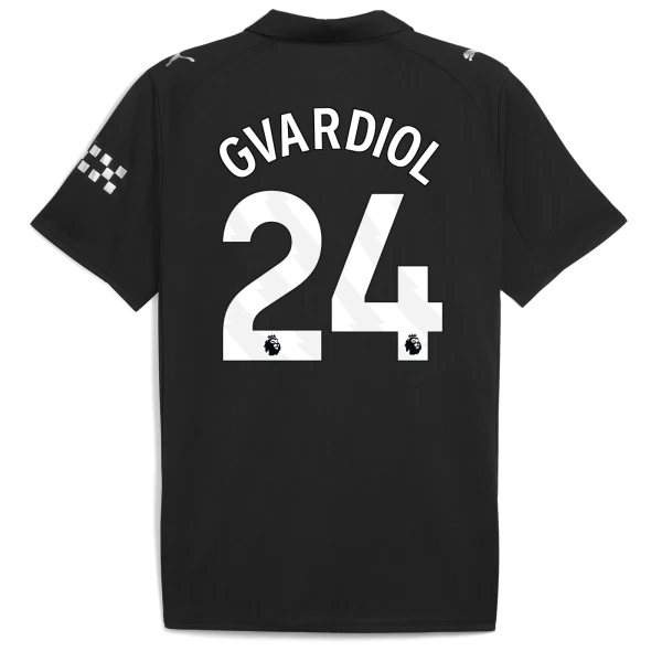 Maglia Manchester City Josko Gvardiol 24 Gara Away 2025/26 Maglia Manchester City Josko Gvardiol 24 Gara Away 2025/26