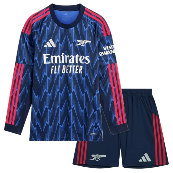 Maglia Arsenal Bambino Gara Away 2025/26 Maniche Lunghe Maglia Arsenal Bambino Gara Away 2025/26 Maniche Lunghe