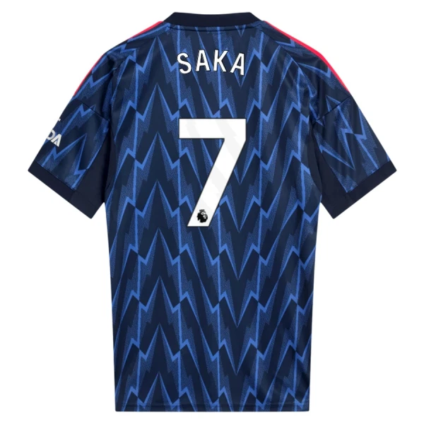 Maglia Arsenal Bukayo Saka 7 Gara Away 2025/26 Maglia Arsenal Bukayo Saka 7 Gara Away 2025/26