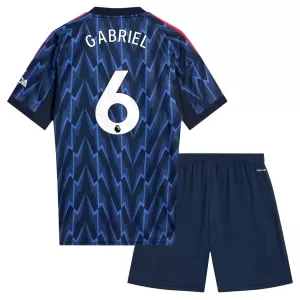Maglia Arsenal Gabriel 6 Bambino Gara Away 2025/26