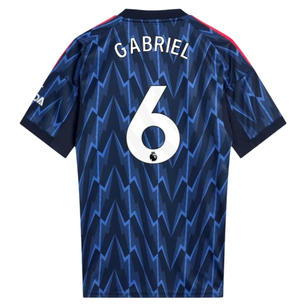 Maglia Arsenal Gabriel 6 Gara Away 2025/26 Maglia Arsenal Gabriel 6 Gara Away 2025/26