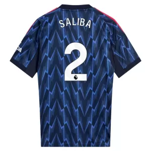 Maglia Arsenal Saliba 2 Gara Away 2025/26