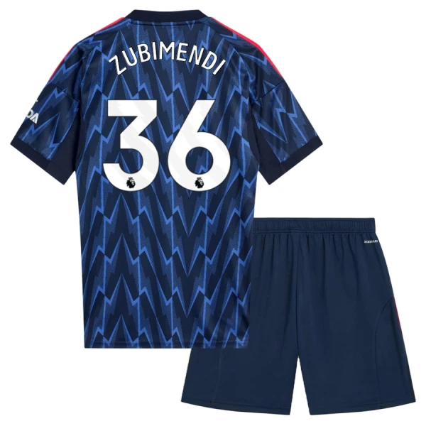 Maglia Arsenal Zubimendi 36 Bambino Gara Away 2025/26 Maglia Arsenal Zubimendi 36 Bambino Gara Away 2025/26