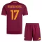 Maglia AS Roma Manu Kone 17 Bambino Gara Home 2025/26