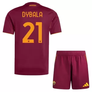 Maglia AS Roma Paulo Dybala 21 Bambino Gara Home 2025/26