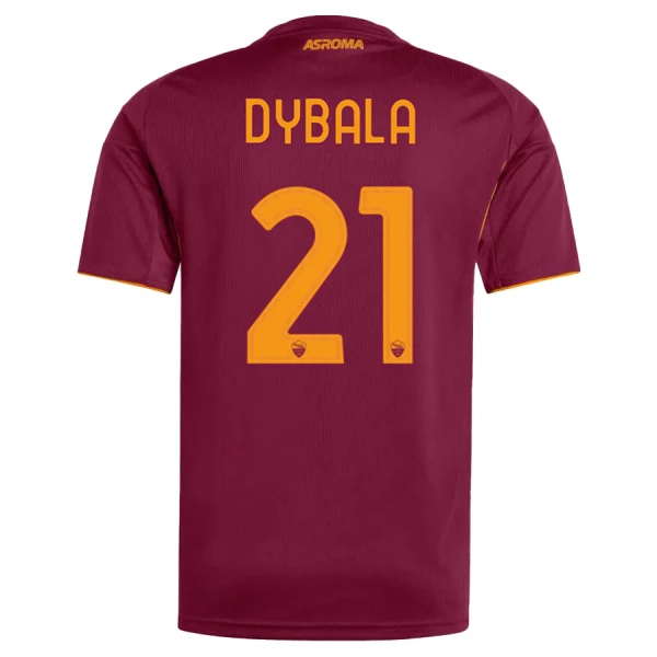 Maglia AS Roma Paulo Dybala 21 Gara Home 2025/26 Maglia AS Roma Paulo Dybala 21 Gara Home 2025/26