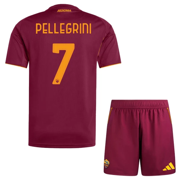 Maglia AS Roma Pellegrini 7 Bambino Gara Home 2025/26 Maglia AS Roma Pellegrini 7 Bambino Gara Home 2025/26