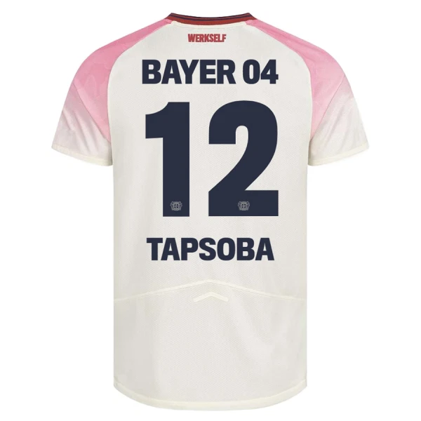 Maglia Bayer 04 Leverkusen Edmond Tapsoba 12 Gara Away 2025/26 Maglia Bayer 04 Leverkusen Edmond Tapsoba 12 Gara Away 2025/26