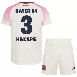 Maglia Bayer 04 Leverkusen Piero Hincapie 3 Bambino Gara Away 2025/26
