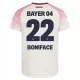 Maglia Bayer 04 Leverkusen Victor Boniface 22 Gara Away 2025/26 Maglia Bayer 04 Leverkusen Victor Boniface 22 Gara Away 2025/26