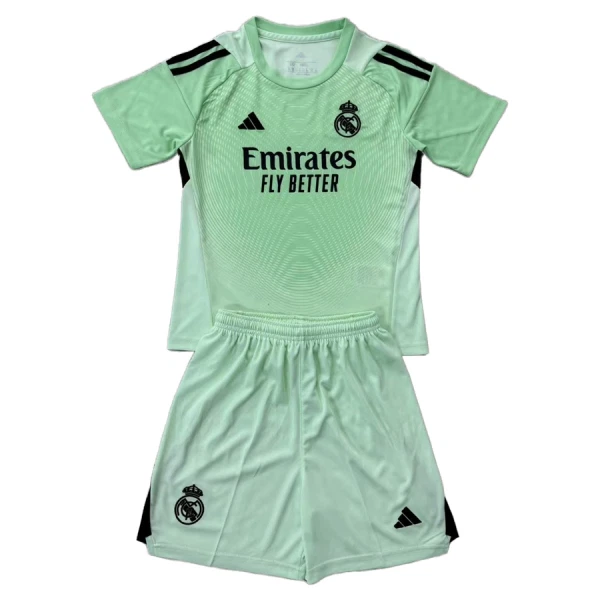 Maglia Portiere Real Madrid Bambino 2025/26 Verde Maglia Portiere Real Madrid Bambino 2025/26 Verde