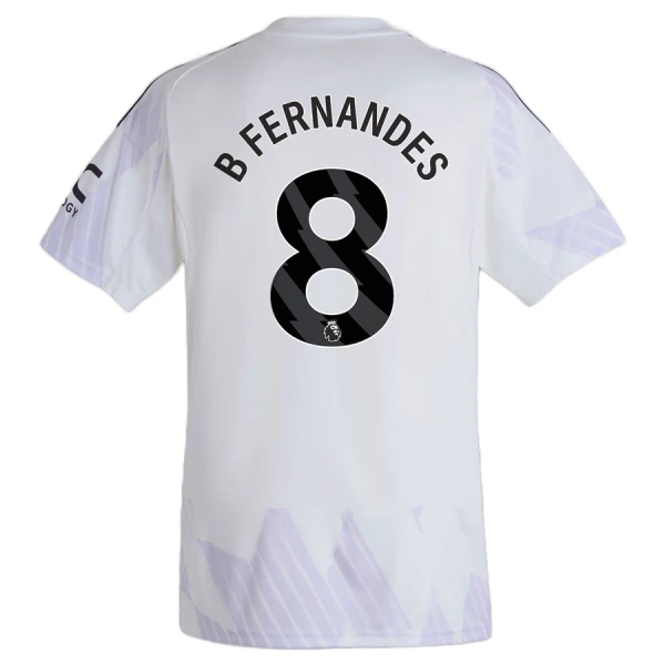 Maglia Manchester United Bruno Fernandes 8 Gara Away 2025/26 Maglia Manchester United Bruno Fernandes 8 Gara Away 2025/26
