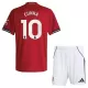 Maglia Manchester United Cunha 10 Bambino Gara Home 2025/26 Maglia Manchester United Cunha 10 Bambino Gara Home 2025/26