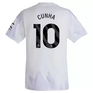 Maglia Manchester United Cunha 10 Gara Away 2025/26