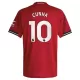 Maglia Manchester United Cunha 10 Gara Home 2025/26 Maglia Manchester United Cunha 10 Gara Home 2025/26