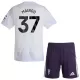 Maglia Manchester United Kobbie Mainoo 37 Bambino Gara Away 2025/26 Maglia Manchester United Kobbie Mainoo 37 Bambino Gara Away 2025/26