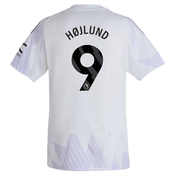 Maglia Manchester United Rasmus Højlund 9 Gara Away 2025/26 Maglia Manchester United Rasmus Højlund 9 Gara Away 2025/26