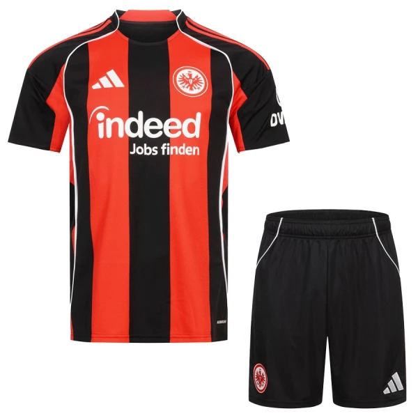 Maglia Eintracht Francoforte Bambino Gara Home 2025/26 Maglia Eintracht Francoforte Bambino Gara Home 2025/26