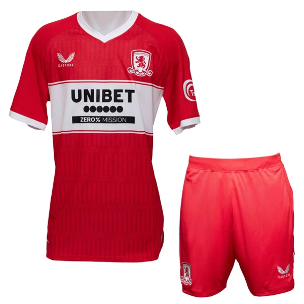Maglia Middlesbrough Bambino Gara Home 2025/26 Maglia Middlesbrough Bambino Gara Home 2025/26