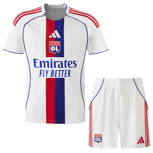 Maglia Olympique Lione Bambino Gara Home 2025/26 Maglia Olympique Lione Bambino Gara Home 2025/26