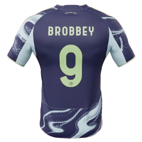 Maglia AFC Ajax Brobbey 9 Gara Away 2025/26 Maglia AFC Ajax Brobbey 9 Gara Away 2025/26