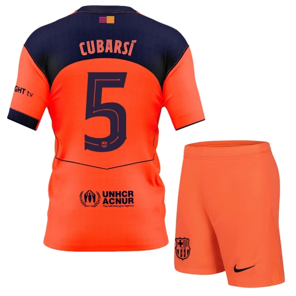 Maglia Barcellona Cubarsi 5 Bambino Gara Third 2025/26 Maglia Barcellona Cubarsi 5 Bambino Gara Third 2025/26