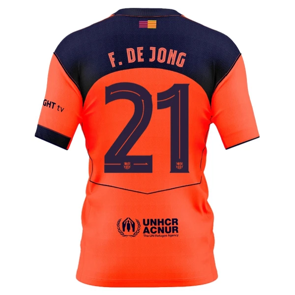 Maglia Barcellona Frenkie de Jong 21 Gara Third 2025/26