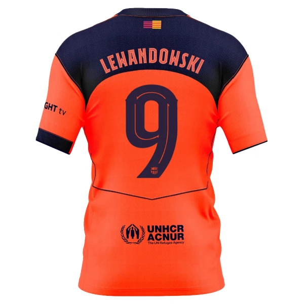 Maglia Barcellona Robert Lewandowski 9 Gara Third 2025/26