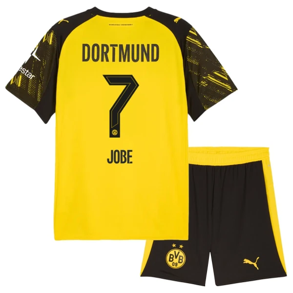 Maglia Borussia Dortmund Jobe 7 Bambino Gara Home 2025/26 Maglia Borussia Dortmund Jobe 7 Bambino Gara Home 2025/26