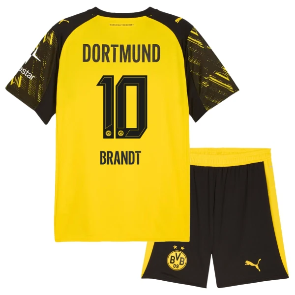 Maglia Borussia Dortmund Julian Brandt 10 Bambino Gara Home 2025/26 Maglia Borussia Dortmund Julian Brandt 10 Bambino Gara Home 2025/26