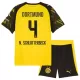 Maglia Borussia Dortmund Nico Schlotterbeck 4 Bambino Gara Home 2025/26 Maglia Borussia Dortmund Nico Schlotterbeck 4 Bambino Gara Home 2025/26