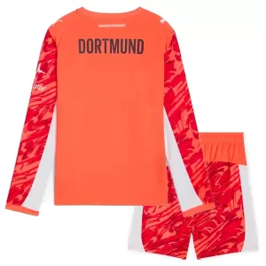 Maglia Portiere Borussia Dortmund Bambino 2025/26 Maniche Lunghe Rosso