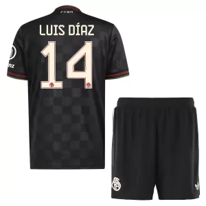 Maglia FC Bayern Monaco Luis Díaz 14 Bambino Gara Third 2025/26