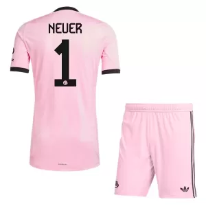 Maglia Portiere FC Bayern Monaco Manuel Neuer 1 Bambino 2025/26 Rosa Maglia Portiere FC Bayern Monaco Manuel Neuer 1 Bambino 2025/26 Rosa