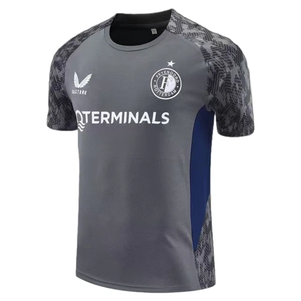 Feyenoord Rotterdam Maglia da Allenamento 2025/26 Grigio Feyenoord Rotterdam Maglia da Allenamento 2025/26 Grigio
